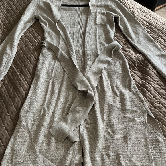 NWOT- WHBM sparkly mid length sparkly cardigan - Picture 2 of 8